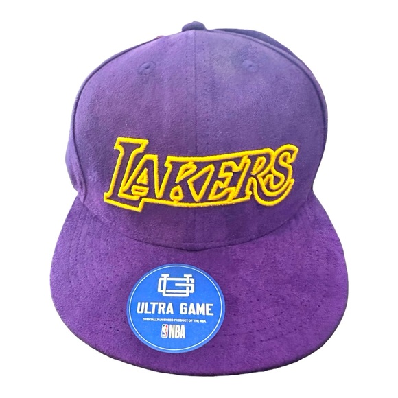 NWT NBA Los Angeles Lakers Velvet Men’s Hat - Picture 1 of 5